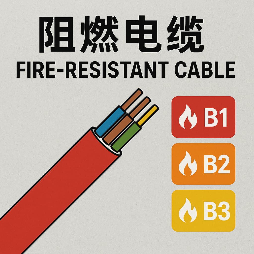 什么是阻燃电缆？B1、B2、B3级的区别你相识吗？